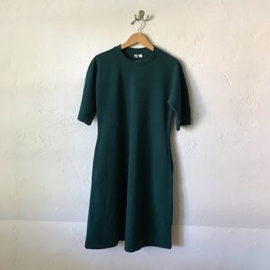 uniqlo u green dress size medium new w/out tags